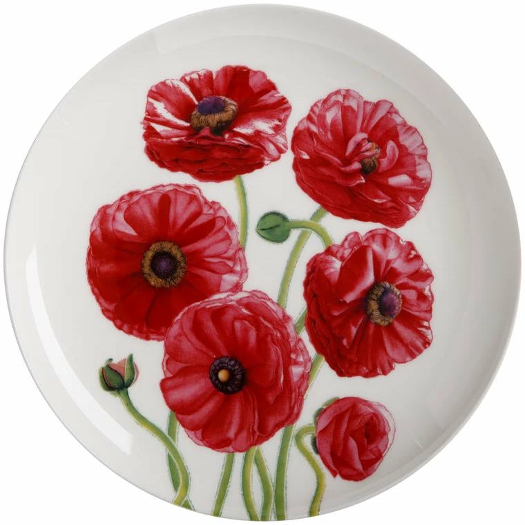 Maxwell and Williams Katherine Castle Floriade Plate 20cm Ranunculus Gift Boxed
