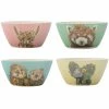 Maxwell and Williams Marini Ferlazzo Wild Planet Bamboo Bowl 14.5cm Set of 4 Assorted
