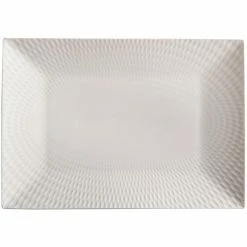 Maxwell and Williams White Basics Diamonds Rectangular Platter 25cm x 18cm