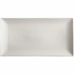 Maxwell and Williams White Basics Diamonds Rectangular Platter 35cm x 19cm
