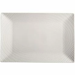 Maxwell and Williams White Basics Diamonds Rectangular Platter 36cm x 25cm