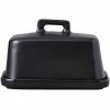 Maxwell and Williams Epicurious Butter Dish Black Gift Boxed