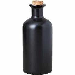 Maxwell and Williams Epicurious Oil Bottle Cork Lid 500Ml Black Gift Boxed