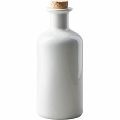 Maxwell and Williams Epicurious Oil Bottle Cork Lid 500Ml White Gift Boxed
