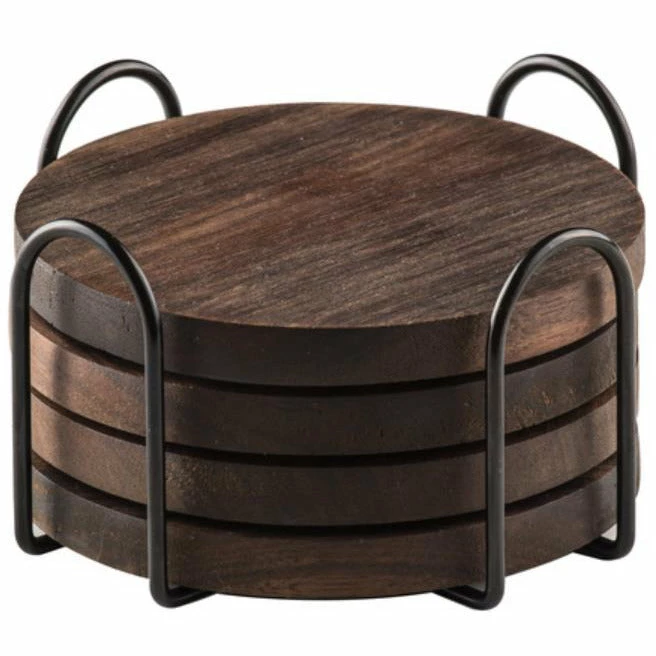 TEMPA Orson Natural 4pk Coaster Set