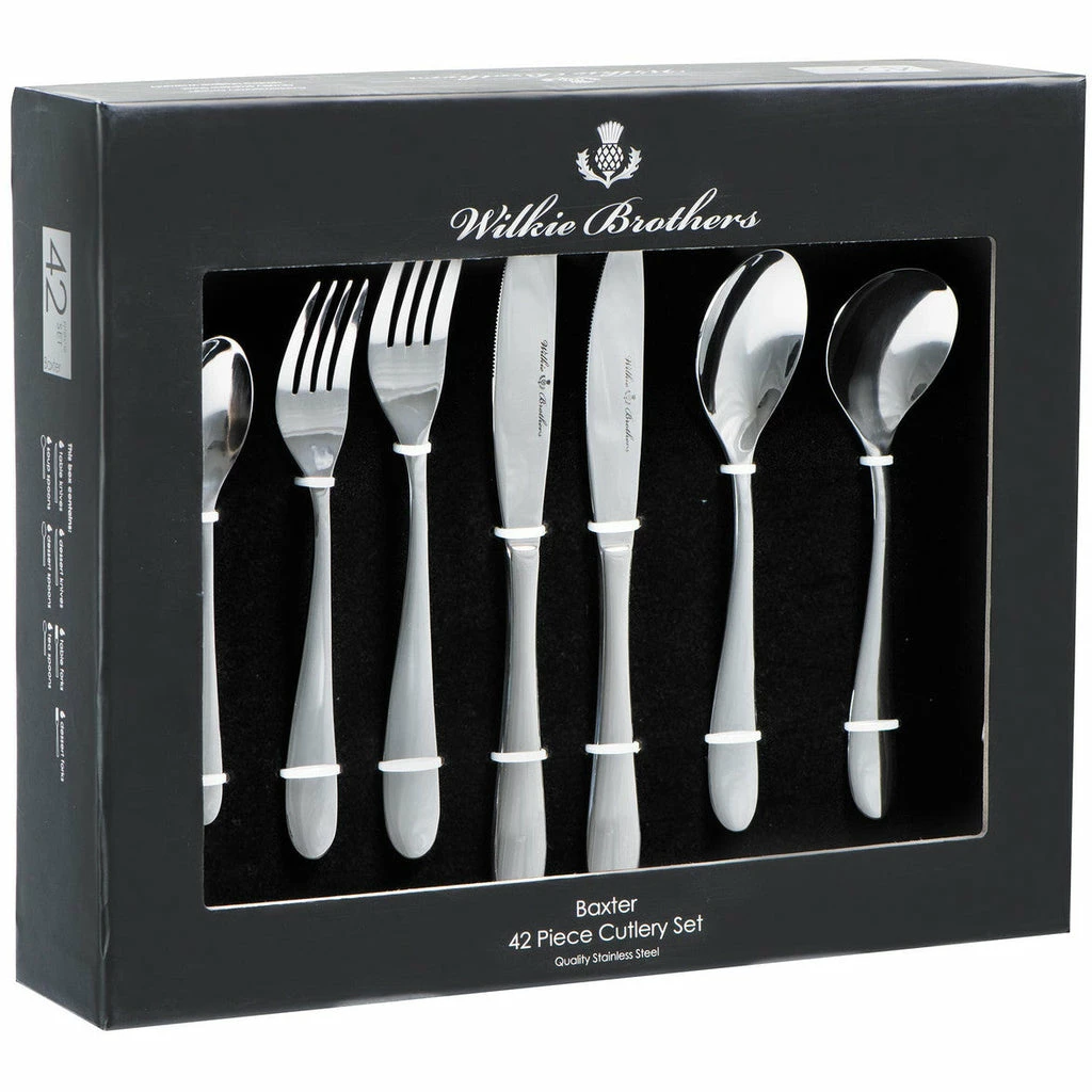 Wilkie Brothers Baxter 42 Piece Cutlery Set