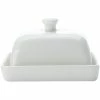 Maxwell and Williams White Basics Rectangular Butter Dish 15cm