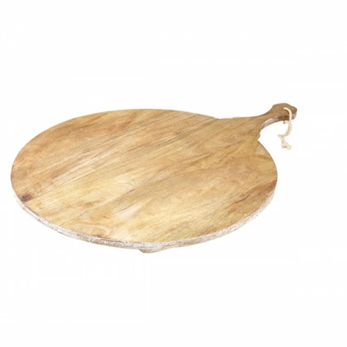 Davis and Waddell Provence Mango Wood Paddle Serving Board Round 57cm